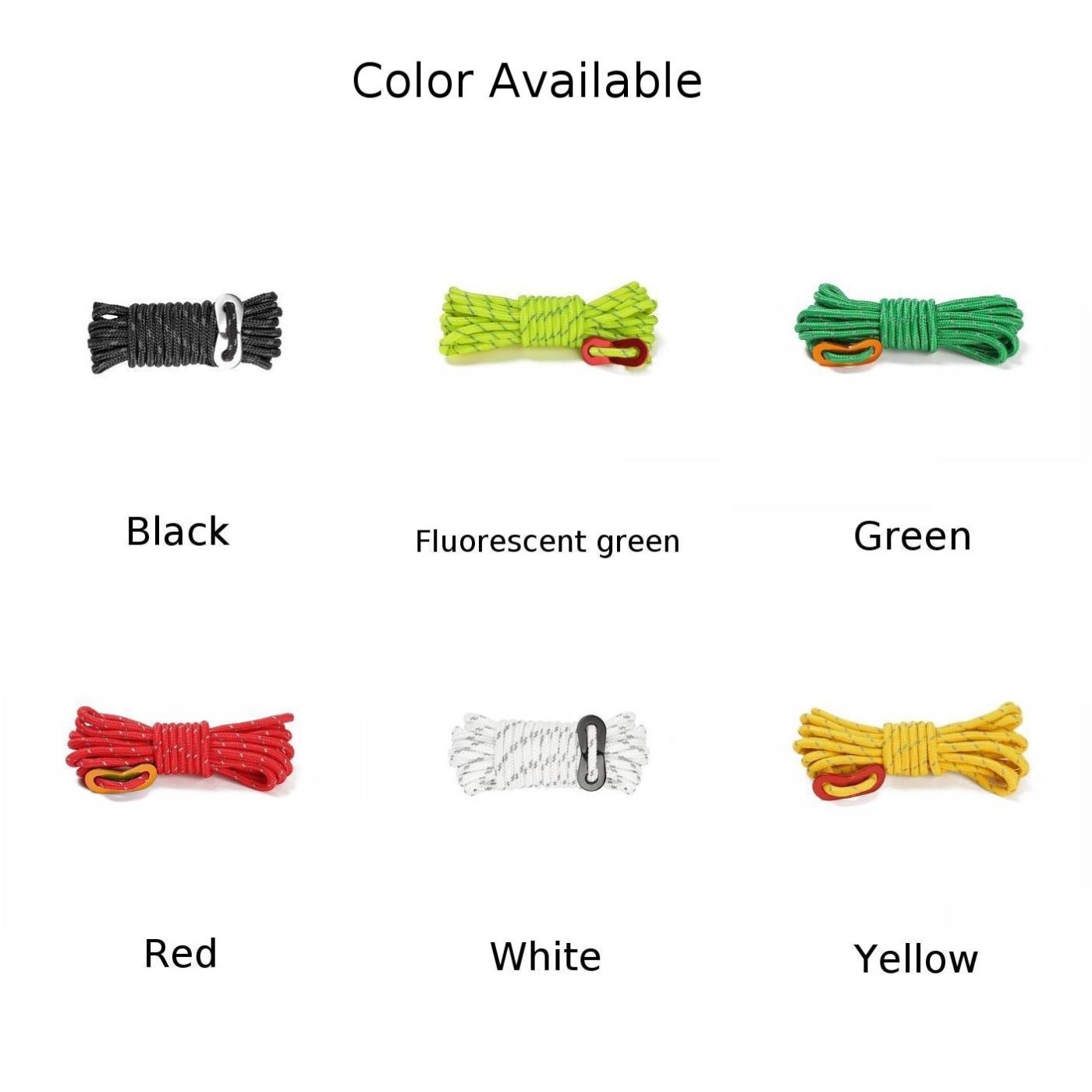 Cheap Goat Tents 1pcs 4M Outdoor Tent Rope Camping Rope Reflective Wind Rope With Buckle Adjuster Windproof Noose Tent Accessories   